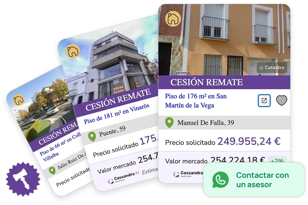 Marketplace de cesiones de remate exclusivas